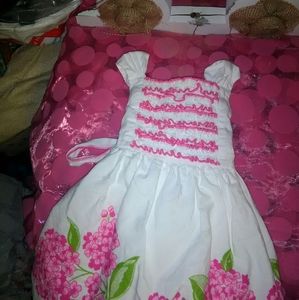 Savannah 12 month old floral Easter dress